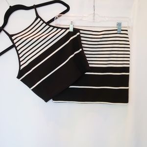 Forever 21 Knit Mini Skirt Set